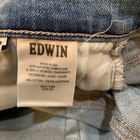 Edwin Jamie - Azure - Boyfriend Jeans - Picture 6 of 12